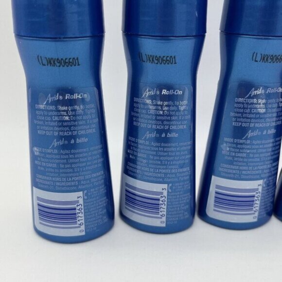 5X Arrid Extra Dry Roll-On Antiperspirant & Deodorant 2.5 oz Regular New - Picture 4 of 4